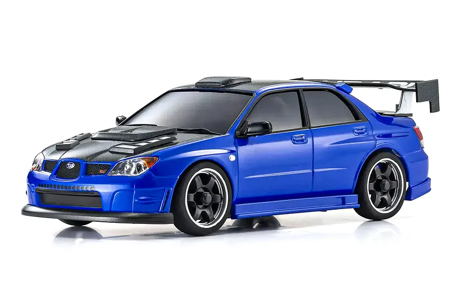 Kyosho Mini-Z MA-020 Subaru Impreza WRX with GT Wing RC Drift Car Electric 4WD RTR - Metallic Blue image 129799