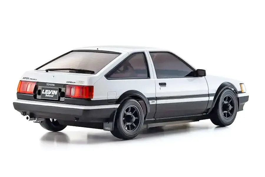 Kyosho Mini-Z Toyota AE86 Corolla Levin RC Drift Car Electric AWD RTR - White/Black image 129806