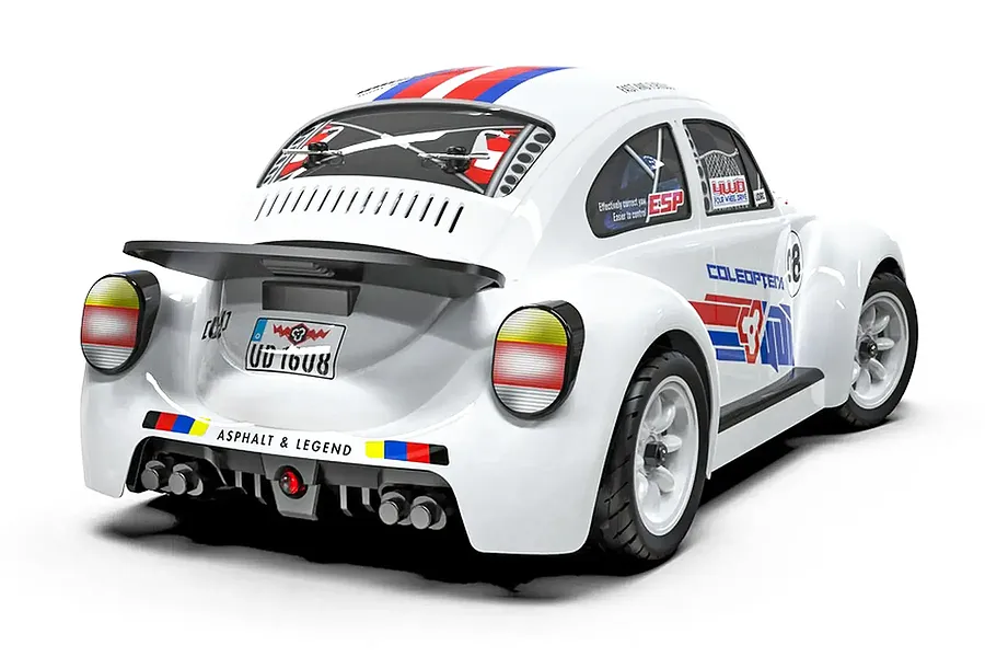 UDI Coleoptera RC Drift Car Electric 4WD 1/16 Scale RTR - White image 129887