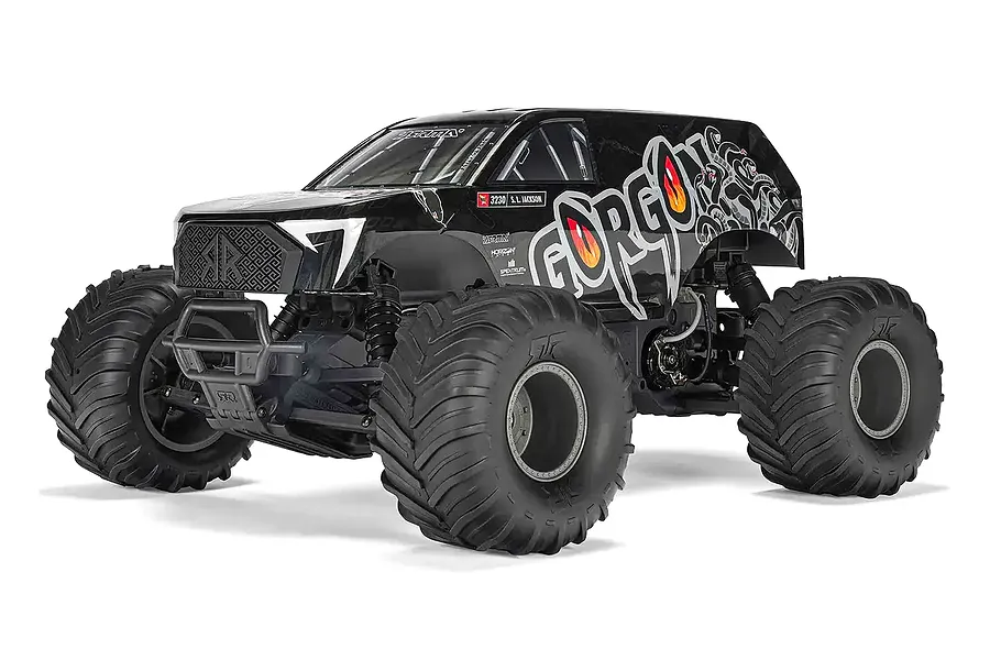 ARRMA GORGON Mega 550 RC Monster Truck Electric 2WD 1/10 Scale RTR - Gunmetal image 129899