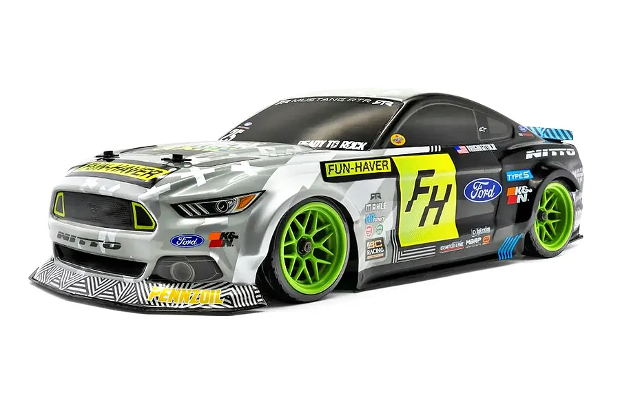 HPI RS4 Sport 3 VGJR Fun Haver Mustang V2 RC Drift Car Electric 4WD 1/10 Scale RTR image 129939