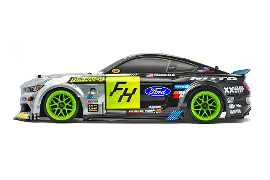 HPI RS4 Sport 3 VGJR Fun Haver Mustang V2 RC Drift Car Electric 4WD 1/10 Scale RTR image 129940