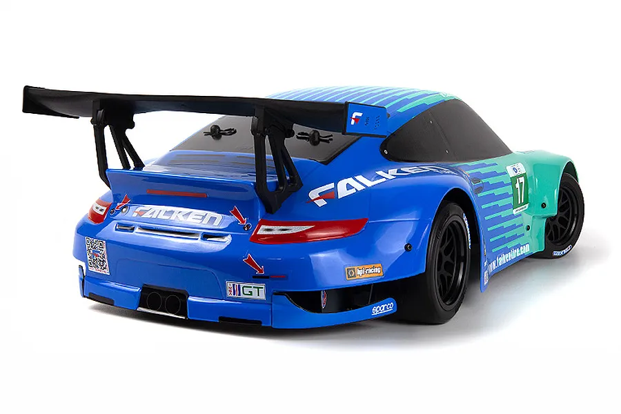 HPI RS4 Sport 3 Flux Porsche 911 GT3 RSR RC Touring Car Electric Brushless 4WD 1/10 Scale RTR image 129964