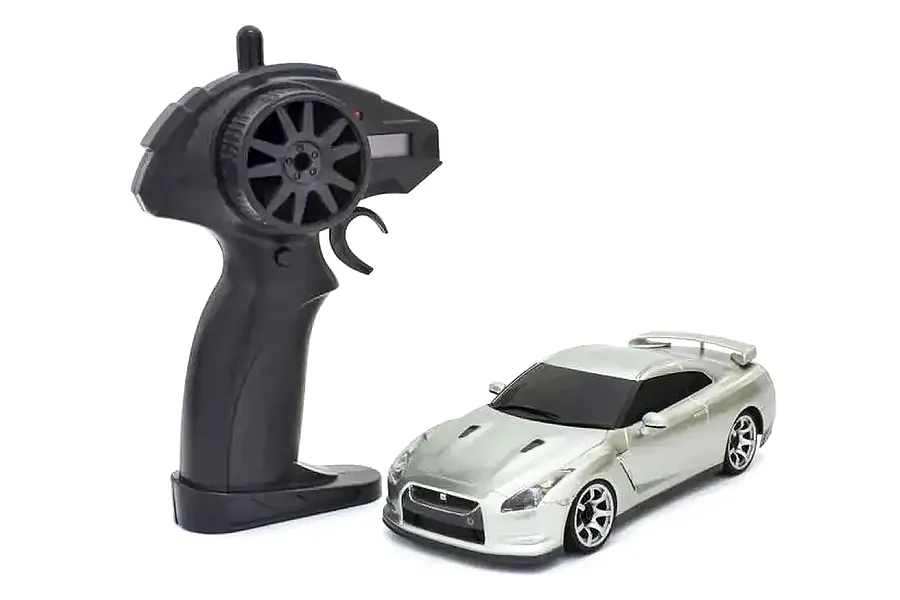 Kyosho First Mini-Z Nissan GT-R R35 RC Car Electric 2WD 1/28 RTR - Silver image 130055