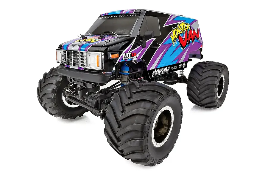Team Associated MT12 Monster Van RC Monster Truck Electric 4WD 1/12 Scale RTR image 130080