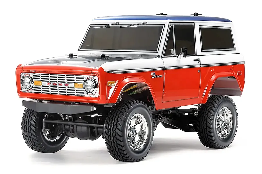 Tamiya CC-02 Ford Bronco Baja RC Rock Crawler Electric 4WD 1/10 Scale Kit (No ESC) image 130091