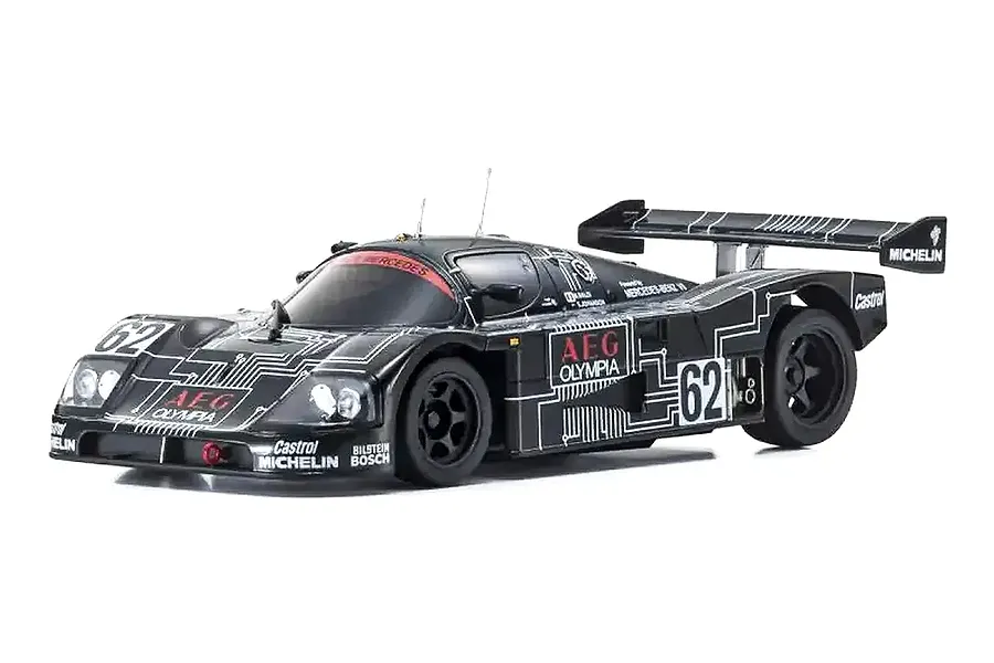 Kyosho Mini-Z Sauber-Mercedes C9 LM1988 No.62 Group C RC Car Electric RWD RTR - Black image 130110