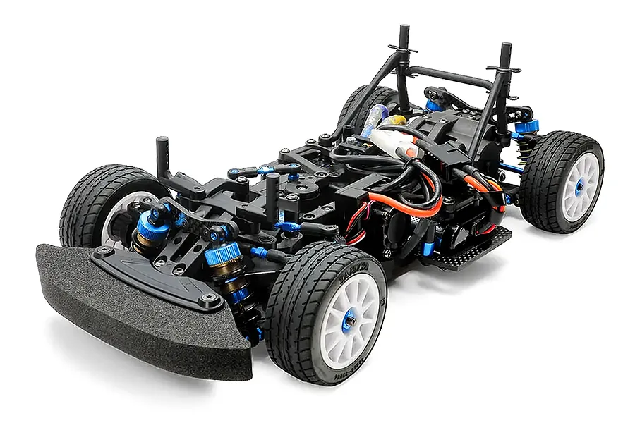 Tamiya CC-02 Mercedes Benz Unimog 406 Series U900 RC Rock Crawler Electric 4WD 1/10 Scale Kit - Blue/Grey image 130117