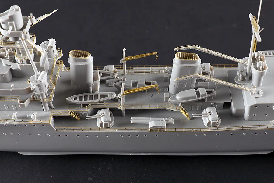 Trumpeter 1/350 French Marseillaise Light Cruiser Scaled Plastic Model Kit image 130138