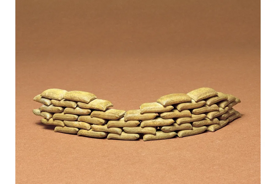 Tamiya 1/35 Sand Bags Set Scaled Plastic Model Kit image 130188