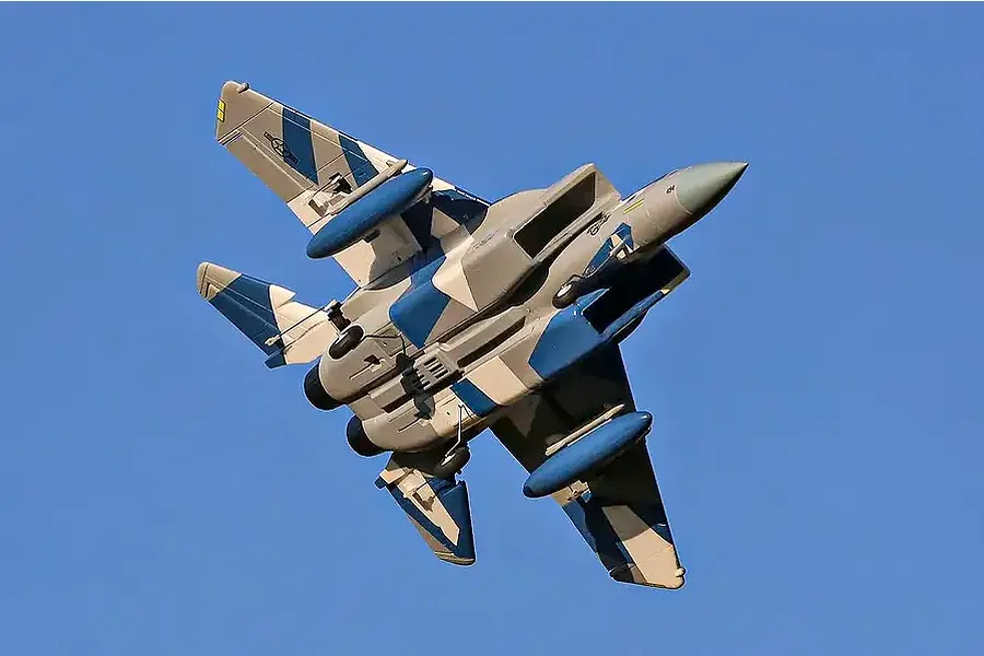 E-Flite RC Plane F-15 Eagle 715mm EDF Jet BNF Basic with AS3X and Safe Select Technology image 130198