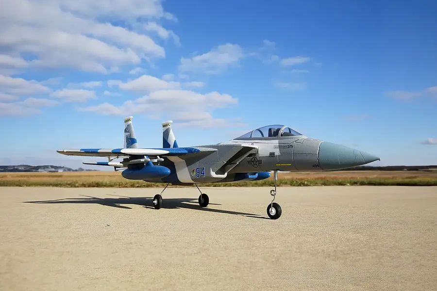 E-Flite RC Plane F-15 Eagle 715mm EDF Jet BNF Basic with AS3X and Safe Select Technology image 130205