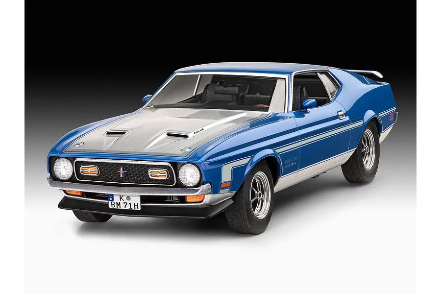 Revell 1/25 1971 Ford Mustang Boss 351 Scaled Plastic Model Kit image 8