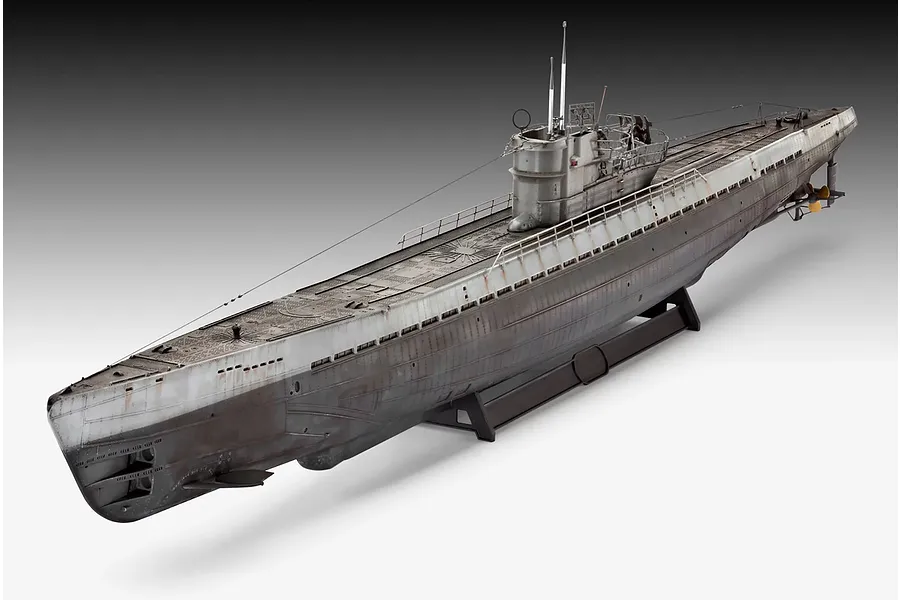 Revell 1/72 Type IX C/40 “Platinum Edition&amp;quot; Submarine Scaled Plastic Model Kit image 3