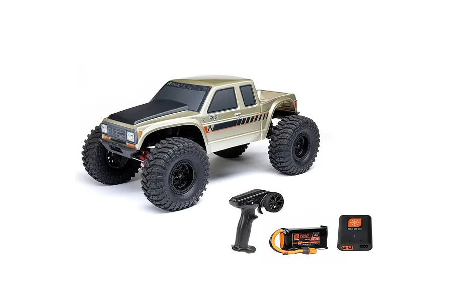 Axial SCX10 III Coyote RC Rock Crawler Electric 4WD 1/10 Scale RTR Combo - Gold image 130401