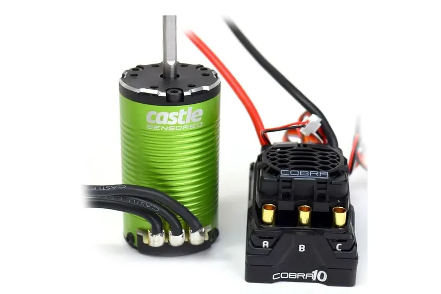 Castle Creations Cobra 10 6S Brushless Sensored ESC and 1412 3200kV Sensored Brushless Motor Combo image 130502