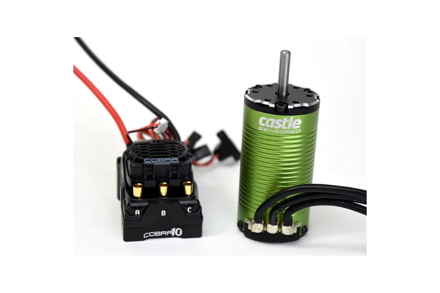 Castle Creations Cobra 10 6S Brushless Sensored ESC and 1412 2100kV Sensored Brushless Motor Combo image 130504