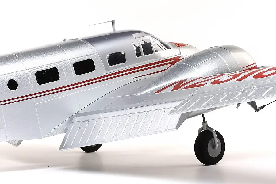 E-Flite RC Plane Beechcraft D18 1.5m BNF Basic with AS3X and Safe Select Technology image 130540