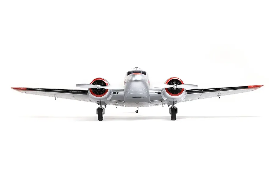 E-Flite RC Plane Beechcraft D18 1.5m BNF Basic with AS3X and Safe Select Technology image 130541