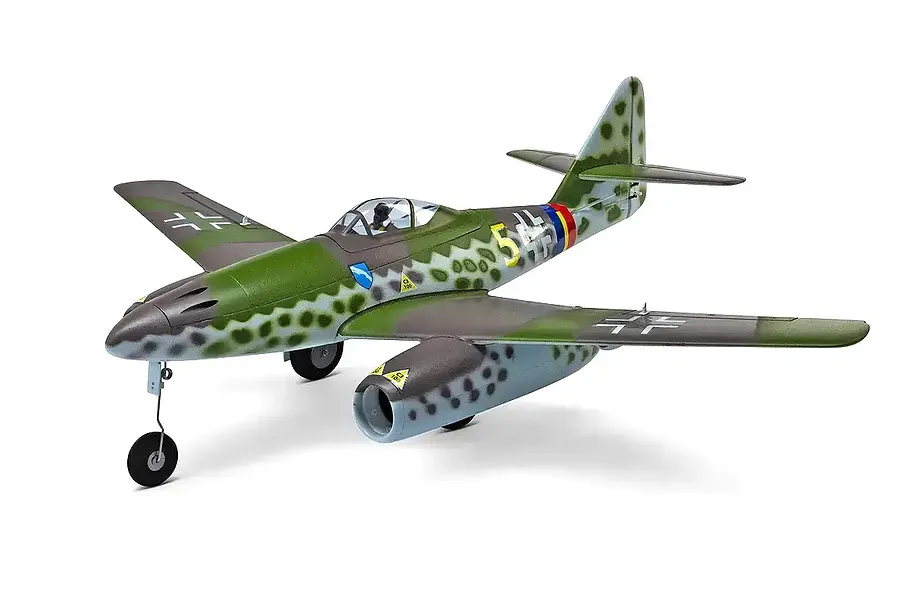 E-Flite RC Plane UMX Me 262 660mm EDF Jet BNF Basic with AS3X and Safe Select Technology image 130575