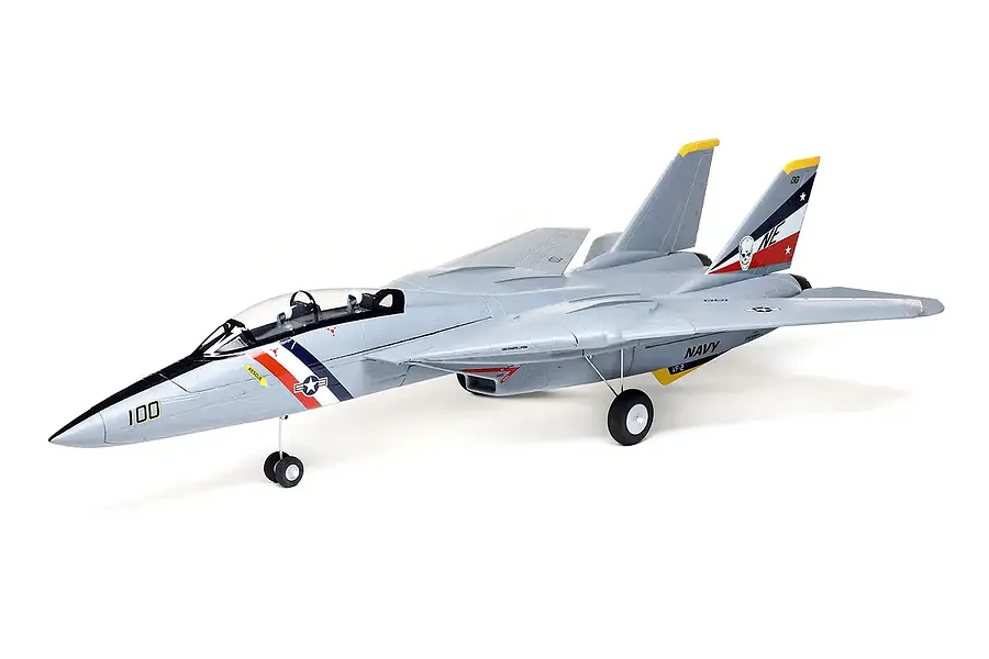 E-Flite RC Plane F-14 Tomcat 760mm Twin EDF Jet BNF Basic with AS3X and Safe Select Technology image 130579