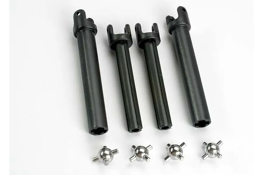 Traxxas Splined Half Long Shaft Set w/ 4 U Joints image 13068