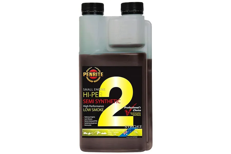 Penrite Small Engine HI-PER Semi Synthetic 2 Stroke Oil 1L image 130678