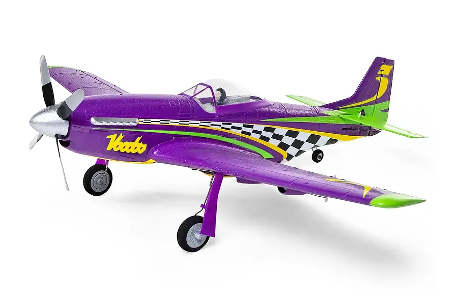 E-Flite RC Plane UMX P-51D Voodoo 500mm 3D Aerobatic BNF with AS3X and Safe Select Technology image 130690