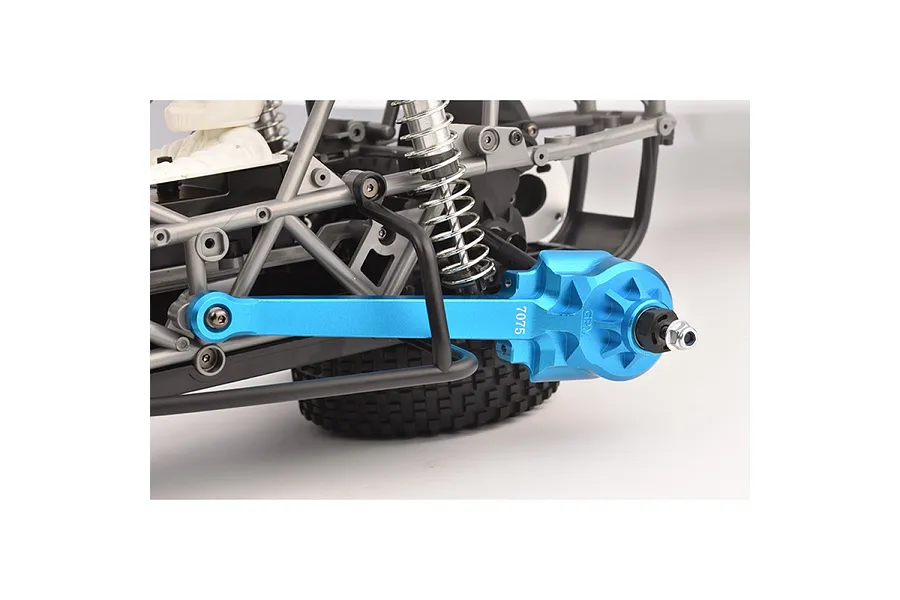 GPM Aluminium Rear Suspension Arms 2Pcs w/ Larger Inner Bearings - Black image 130773