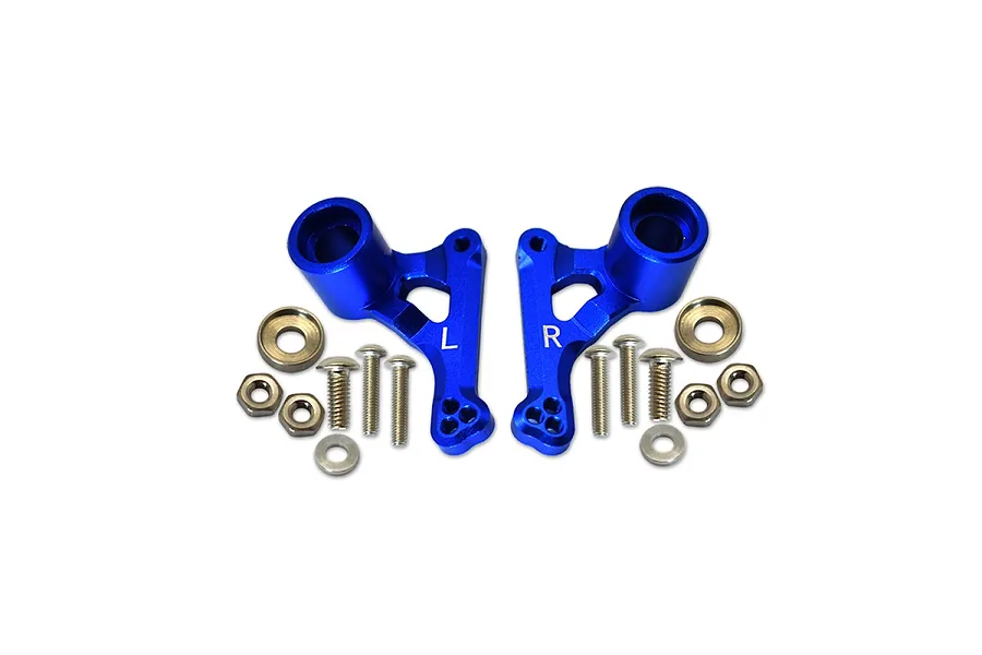 GPM Blue Aluminium E-Revo 2.0 Rear Suspension Rocker Arm 2Pcs image 4