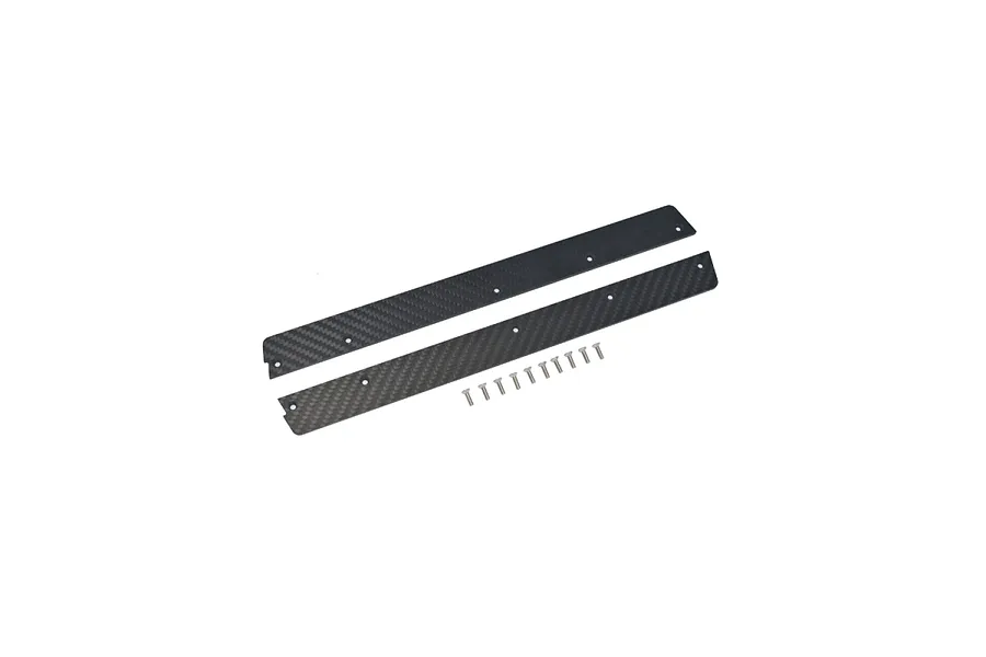 GPM Carbon Fibre 25mm Side Skid Plates 2Pcs image 130806