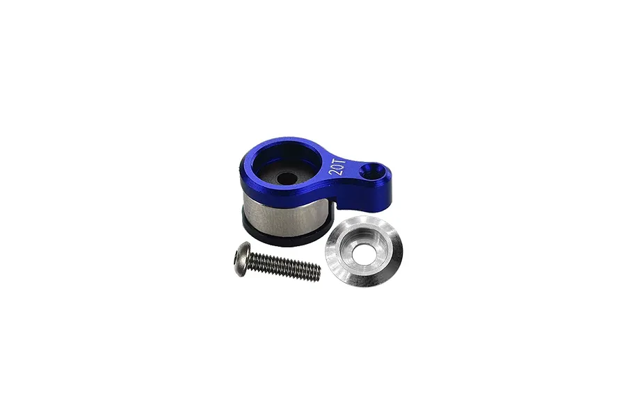 GPM Blue Aluminium 20T Servo Horn w/ Servo Saver image 130847