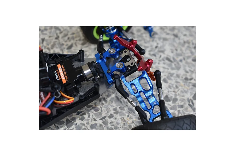 GPM Blue Aluminium Steering Assembly Set image 130861