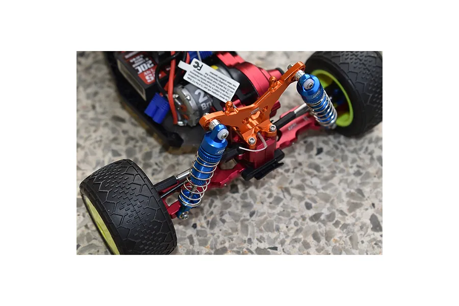 GPM Blue Aluminium Losi Mini T &amp;amp; Mini B 2.0 60mm Rear Shocks 2Pcs w/ Hardware image 130880