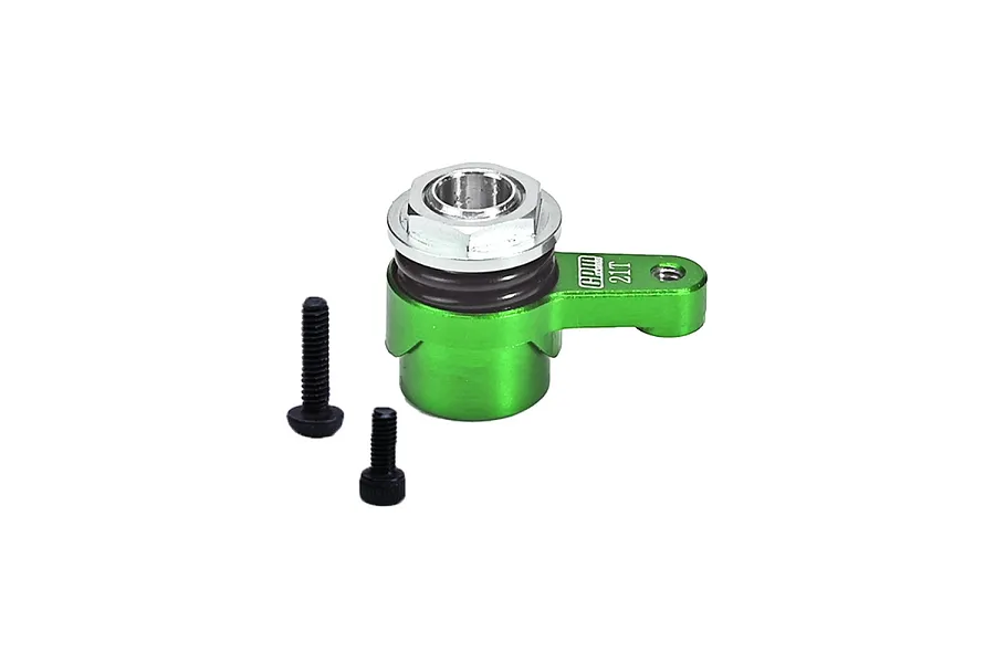 GPM Aluminium 21T Servo Horn w/ Built In Spring - Green image 130925