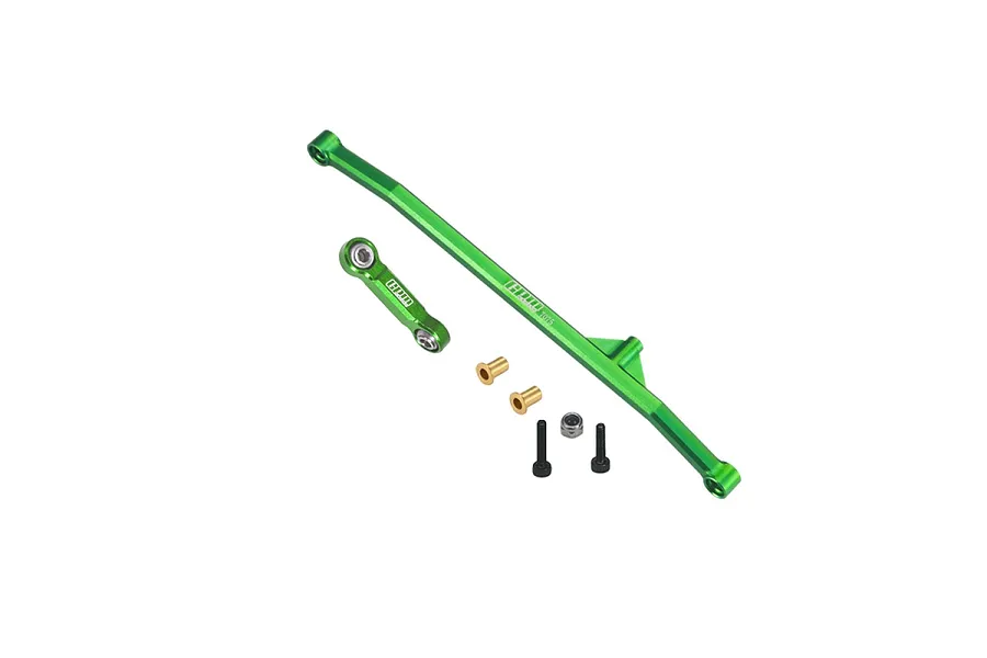 GPM Aluminium Steering Tie Rod &amp;amp; Drag Link Set - Green image 130941