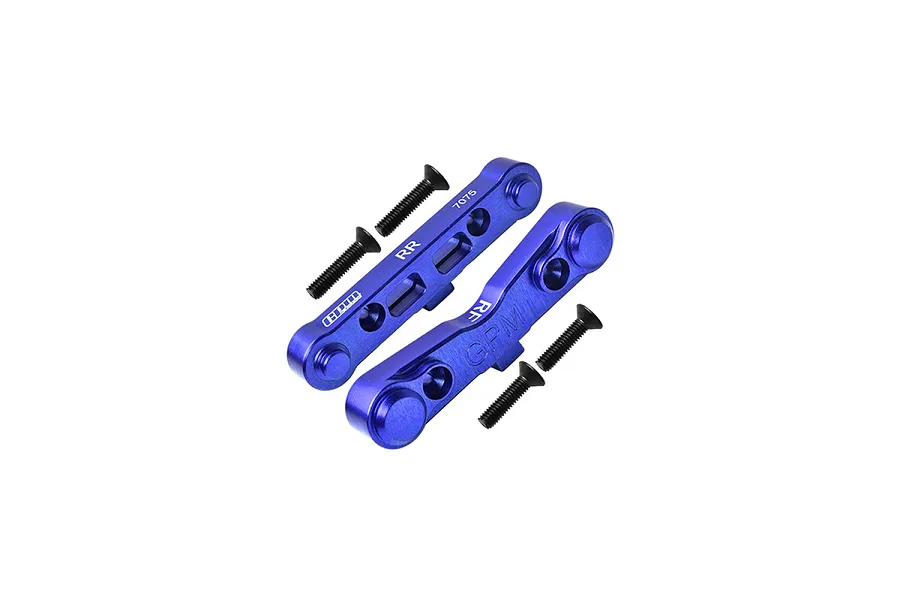 GPM Orange Aluminium ARRMA Kraton, Typhon &amp;amp; Outcast Rear Lower Suspension Arm Pin Brace image 130981