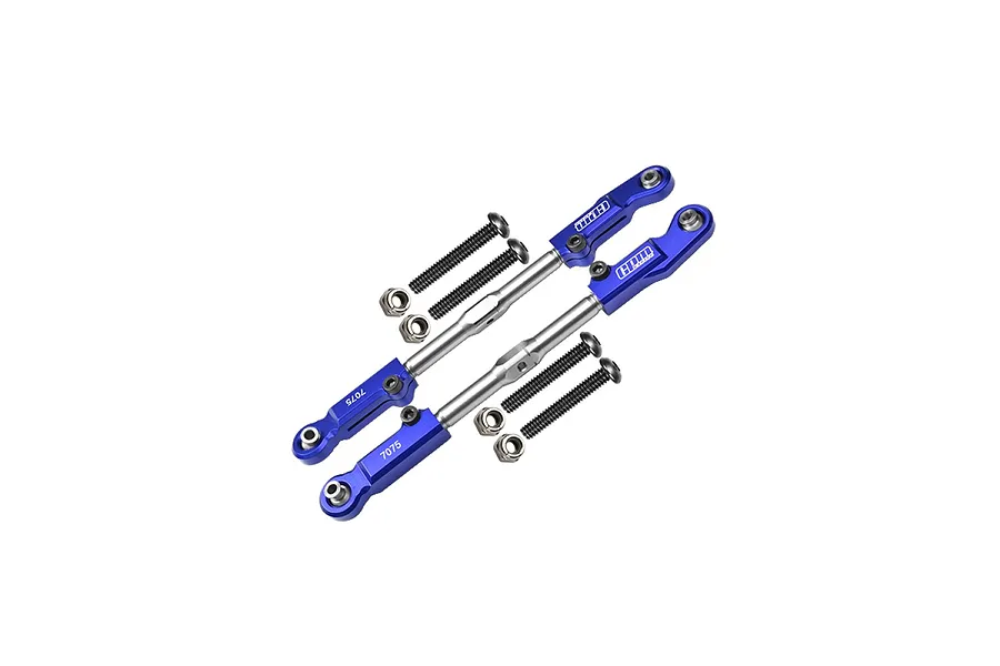 GPM Blue Aluminium Rear Adjustable Camber Links 2Pcs image 131011