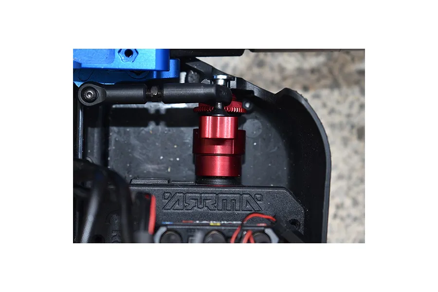 GPM Grey Aluminium 15T Servo Horn w/ Servo Saver image 3