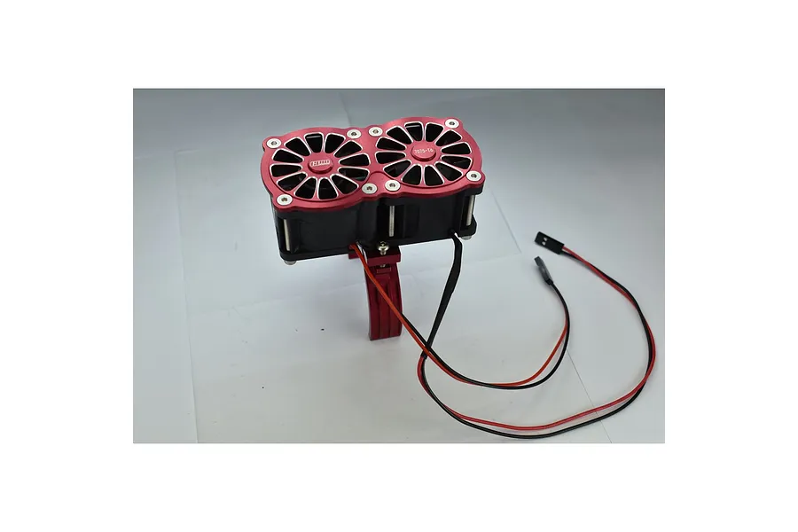 GPM Blue Aluminium Adjustable Motor Heatsink w/ Dual Cooling Fans image 131042