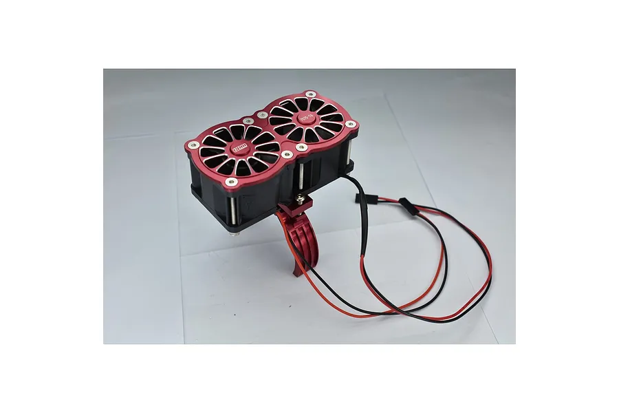 GPM Black Aluminium Adjustable Motor Heatsink w/ Dual Cooling Fans image 131049