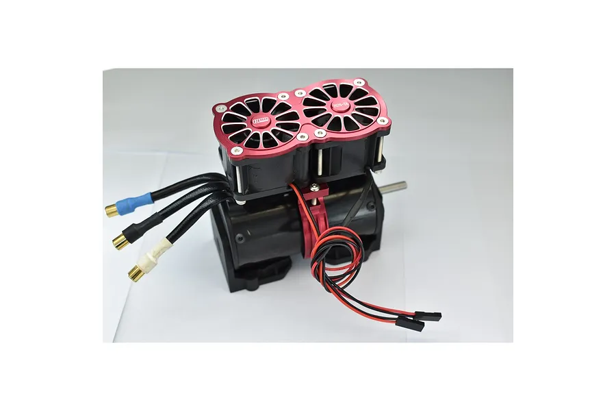GPM Black Aluminium Adjustable Motor Heatsink w/ Dual Cooling Fans image 131050
