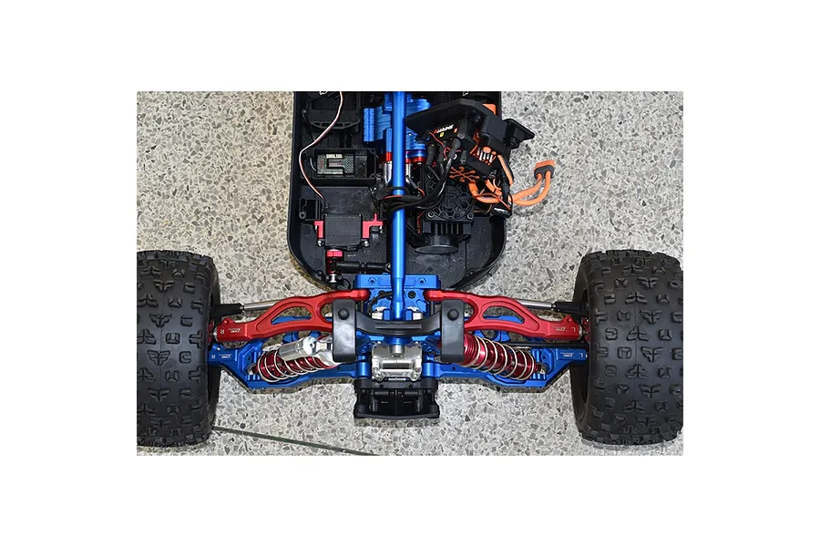 GPM Blue Aluminium Servo Mount w/ Servo Saver &amp;amp; 25T Servo Horn image 8