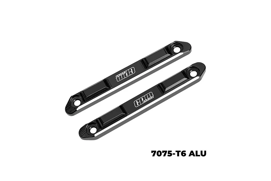 GPM 1/8 Aluminium Roof Guard Rails 2Pcs - Black image 131166