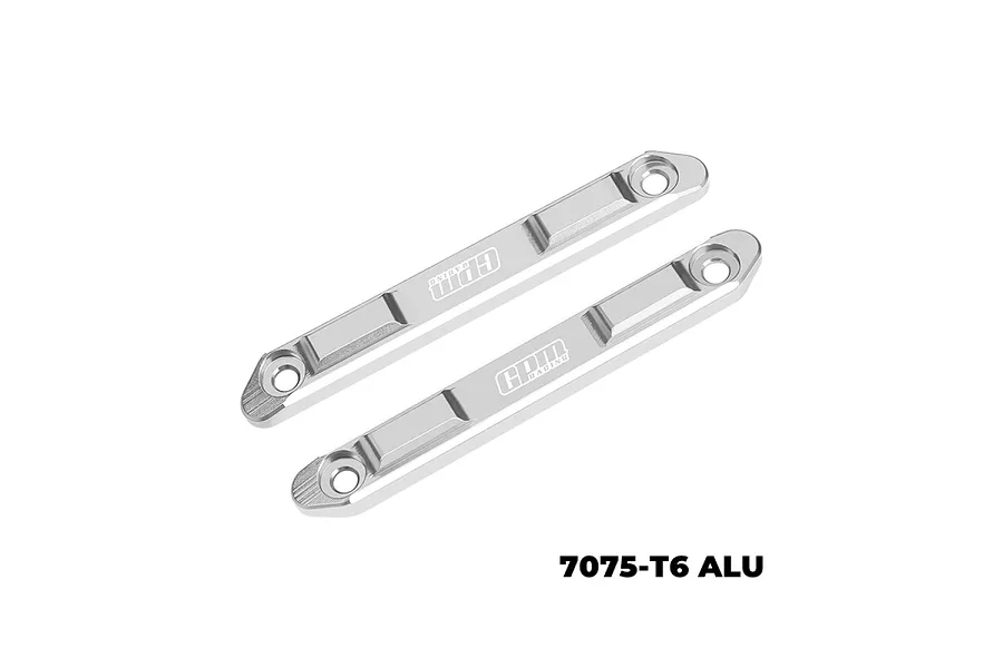 GPM 1/8 Aluminium Roof Guard Rails 2Pcs - Silver image 131168