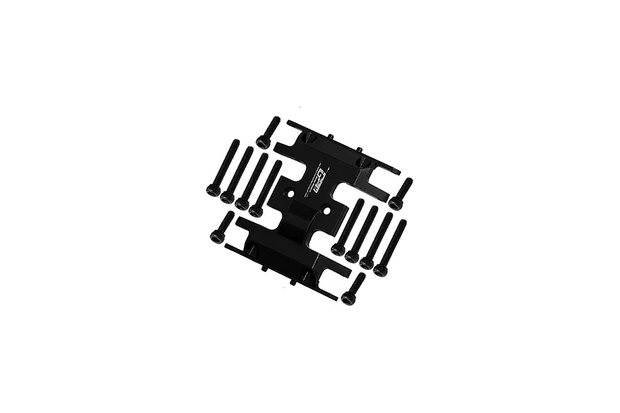 GPM Black Aluminium Centre Gear Box Skid Plate image 131272