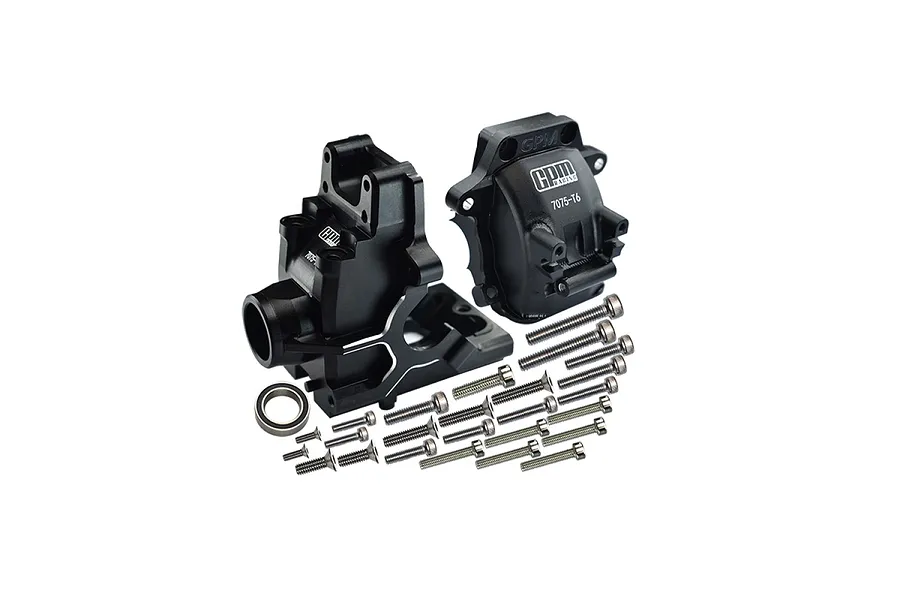 GPM Black Aluminium Front or Rear Gearbox Case image 131338