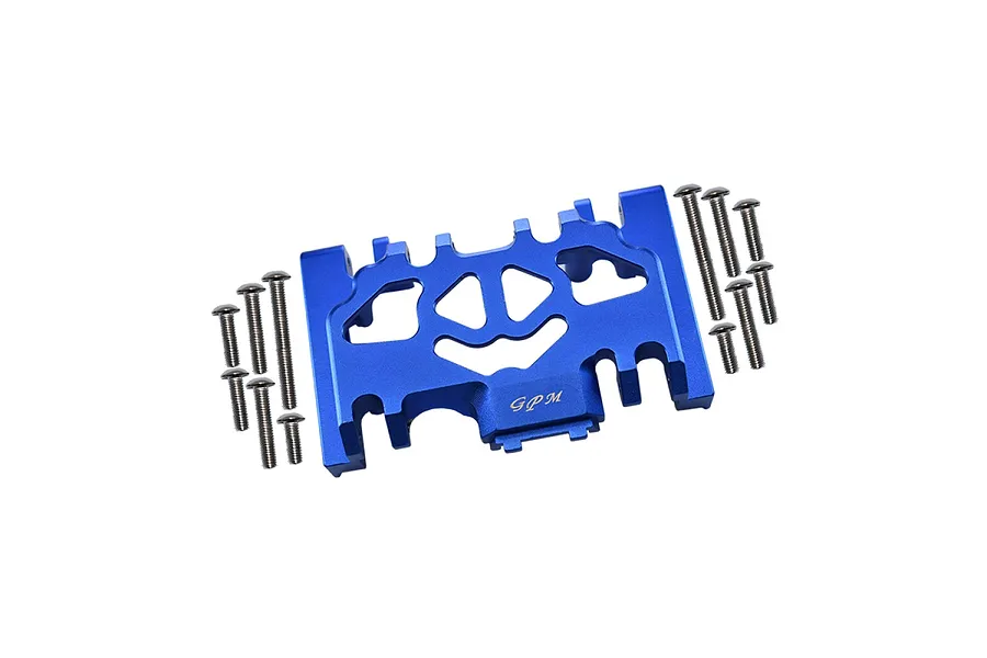 GPM Aluminium Gear Box Skid Plate Set - Grey Silver image 2