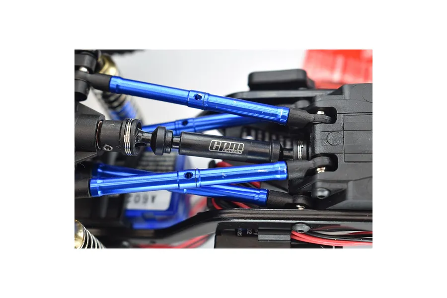 GPM Black Carbon Steel Front &amp;amp; Rear Driveshafts 2Pcs image 131436