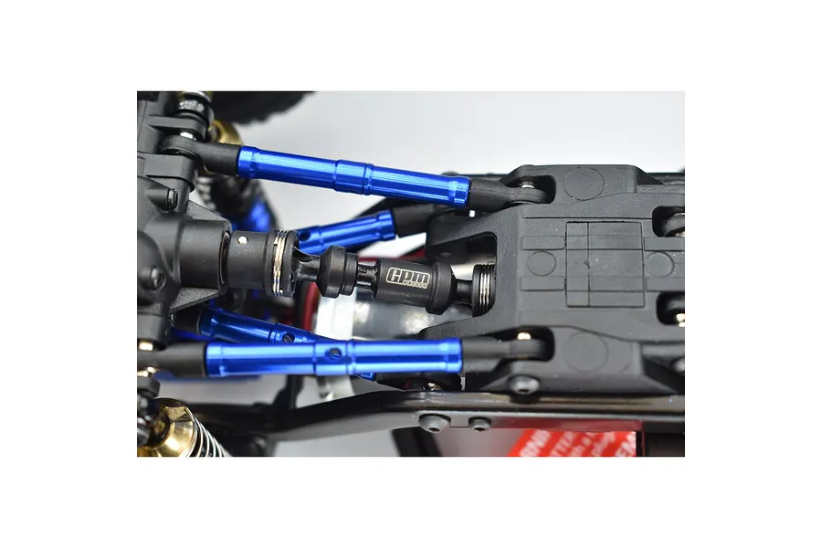 GPM Black Carbon Steel Front &amp;amp; Rear Driveshafts 2Pcs image 131437